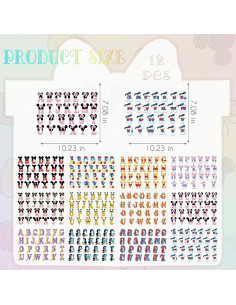 Transferencias de Calor RiVolTa Alfabeto Ratón 12 Piezas 2