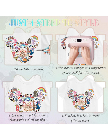 Transferencias de Calor RiVolTa Alfabeto Ratón 12 Piezas