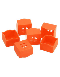 Soporte de Tiza para Billar PATIKIL Naranja Portátil