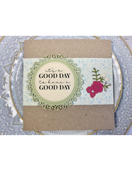 Carpeta de Embossing 3D Sizzix Flores Geométricas 15.9x10.8cm