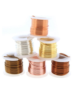 Alambre de Cobre The Beadsmith 20 Calibre Surtido 6 Colores