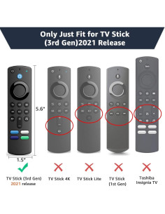 Funda de Silicona para Control Remoto Fire Stick 4K SOTATOO 2