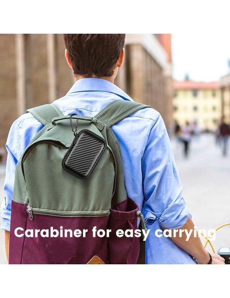 Funda de transporte RISETECH para auriculares y accesorios