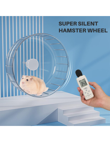 Rueda de Hámster Silenciosa BUCATSTATE 14 cm para Ejercicio