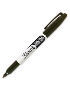 Marcador de lavandería permanente Rub-A-Dub Sharpie negro