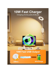 Lámpara de Lectura de Pared TOPMB con USB 10W y 4 Modos 2