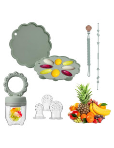 Molde de Popsicle de Silicona Genérico para Bebés - Verde