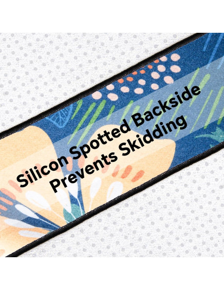 Toalla de Yoga Estrella Colorida 178x66cm Antideslizante Toalla de Yoga Estrella Colorida 178x66cm Antideslizante