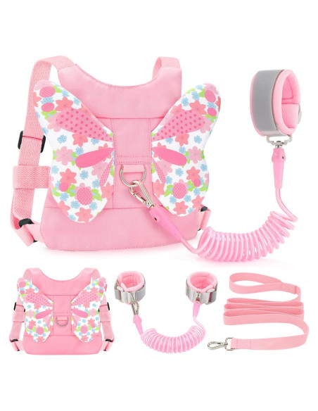 Correa Antipérdida para Niños Rosa - Arnés de Seguridad