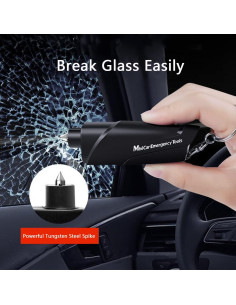 Cortador de Cinturón de Seguridad y Rompedor de Ventanas 3-en-1 2