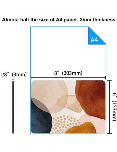 Alfombrilla de Ratón Audimi 15.24x20.32 cm Piedra Abstracta Alfombrilla de Ratón Audimi 15.24x20.32 cm Piedra Abstracta