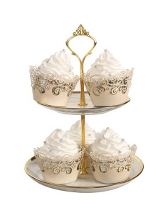 Fundas para Cupcakes KPOSIYA 50 Pzas Beige Decorativas 2