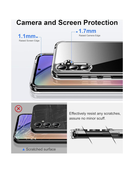 Funda Transparente HOOMIL para Samsung Galaxy A54 5G - Anti-Rasguños