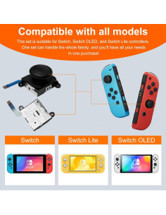 Kit de Reemplazo Joystick Analógico HLRAO para Nintendo Switch 2