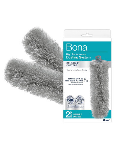 Plumeros Reutilizables Bona - Paquete de 2 - Microfibra Ecológica