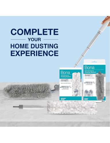 Plumeros Reutilizables Bona - Paquete de 2 - Microfibra Ecológica