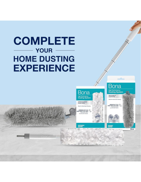 Plumeros Reutilizables Bona - Paquete de 2 - Microfibra Ecológica