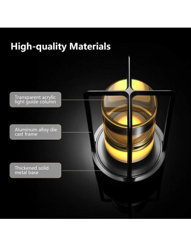 Lámpara de Mesa LED Inalámbrica Baishezhuan A-1 Negra