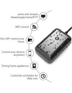 Regulador de Luz Exterior SUNTHIN WiFi 350W IP44 Control Voz 2