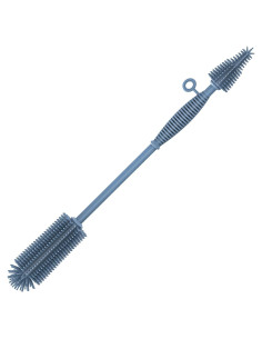 Cepillo de Limpieza de Botellas Raymeefa de Silicona Azul