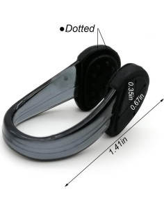 Juego de 4 Clips Nasales Yundo para Natación y Buceo - Negro 2