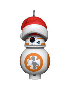 Adorno Navideño Miniatura Hallmark BB-8 Star Wars 2022 2