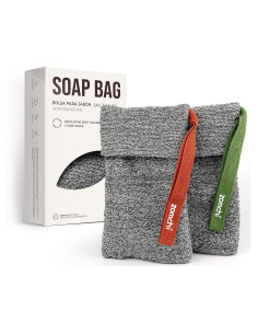 Bolsas de Jabón Exfoliantes ZOMCHI 2 Piezas para Ducha