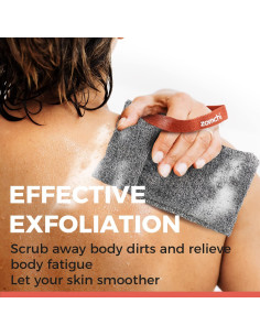 Bolsas de Jabón Exfoliantes ZOMCHI 2 Piezas para Ducha 2