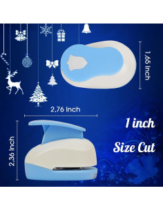 Perforadora de Campana ECOHU - Manualidades 2.54 cm 2