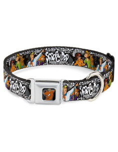 Collar de Perro Buckle-Down Scooby Doo 2.54 cm Ajustable 22-38 cm