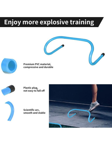 Conjunto de Entrenamiento de Agilidad TNZMART con Escalera y 10 Conos