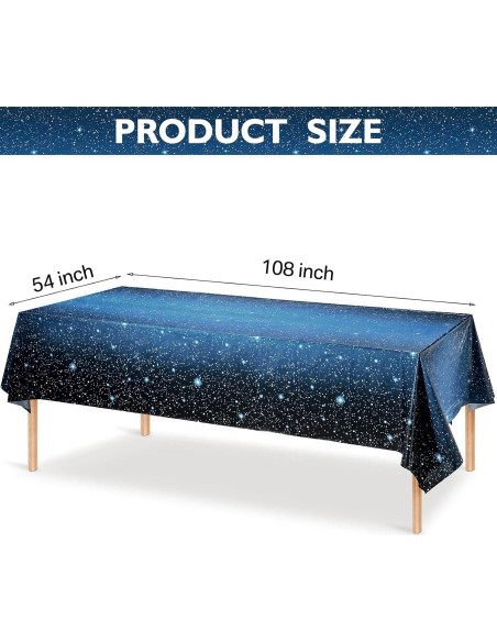 Mantel Espacial Tatuo 137x274 cm Galaxia Plástico Impermeable