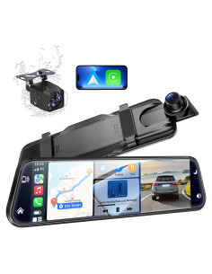 Espejo Inteligente Dash Cam KOUENOM P11 10" 2.5K Control de Voz