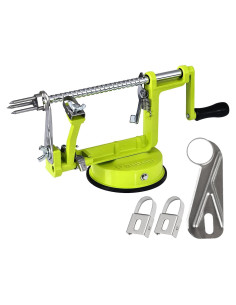 Pelador Multifuncional 3 en 1 Pautou Verde Acero Inoxidable