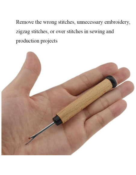 Desgarrador de Costuras HAHIYO de Madera 12cm Ergonómico