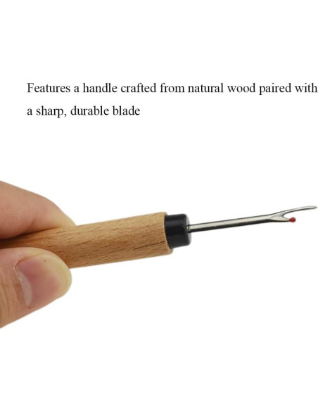 Desgarrador de Costuras HAHIYO de Madera 12cm Ergonómico