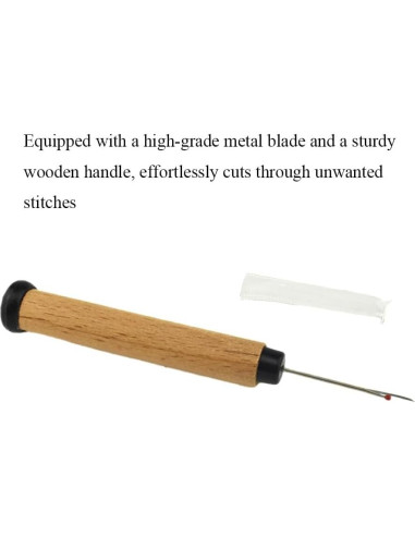 Desgarrador de Costuras HAHIYO de Madera 12cm Ergonómico