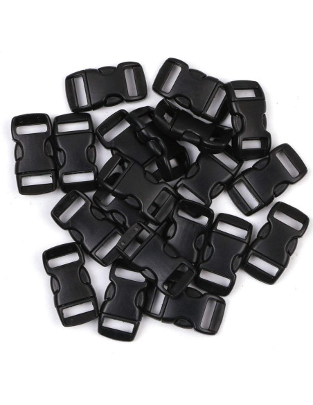 Hebillas de Liberación Lateral Plásticas JMAF 3/8" - Paquete 120 Unidades Hebillas de Liberación Lateral Plásticas JMAF 3/8" - Paquete 120 Unidades