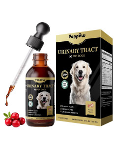 Gotas Herbales para UTI en Perros POPPAW 59ml Sabor Tocino