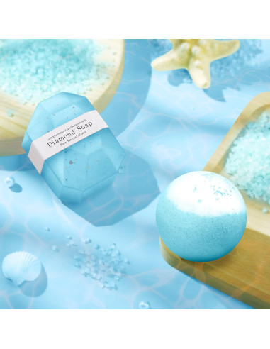 Canasta de Spa Relax Kalokey para Mujeres - Regalo Azul