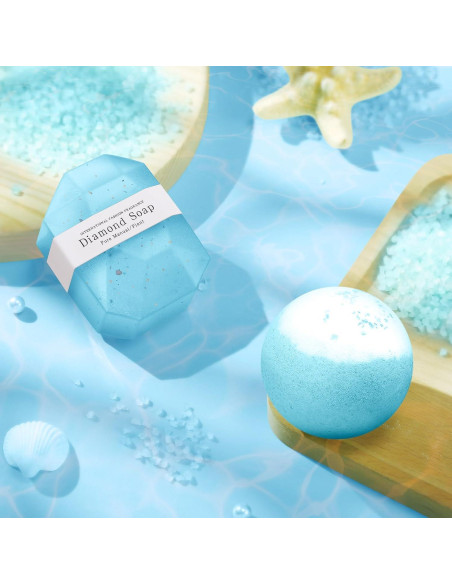 Canasta de Spa Relax Kalokey para Mujeres - Regalo Azul