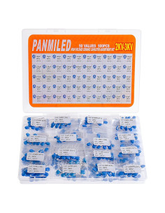 Kit de Capacitores Cerámicos Alta Tensión PANMILED 500 Piezas