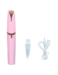 Recortador de Cejas Eléctrico CaoXiong USB Recargable Rosa