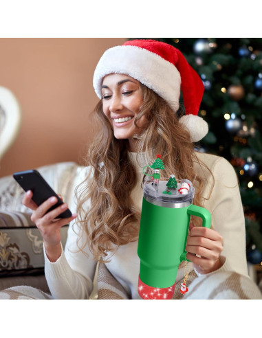 Accesorios Mity Rain para Taza Stanley 30oz 40oz Navidad