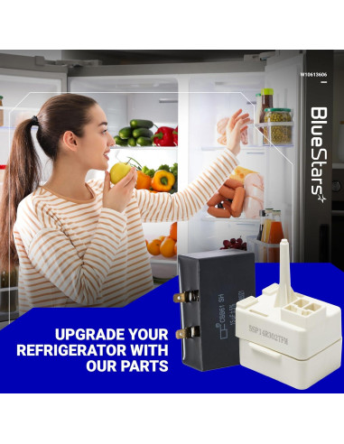 Relé de Arranque Compresor Refrigerador BlueStars W10613606