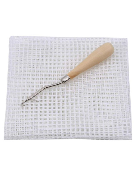 Lienzo en Blanco 100x150 cm Yushen + Gancho de Madera DIY