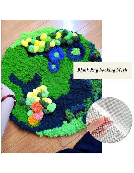 Lienzo en Blanco 100x150 cm Yushen + Gancho de Madera DIY