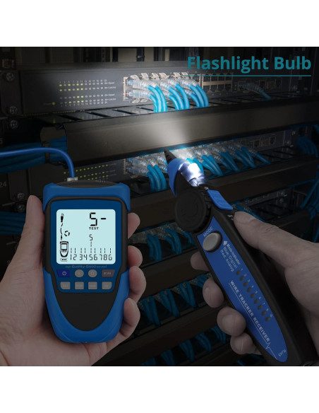 Probador de Cable de Red YGiTK WT329 PoE RJ45 Multifuncional