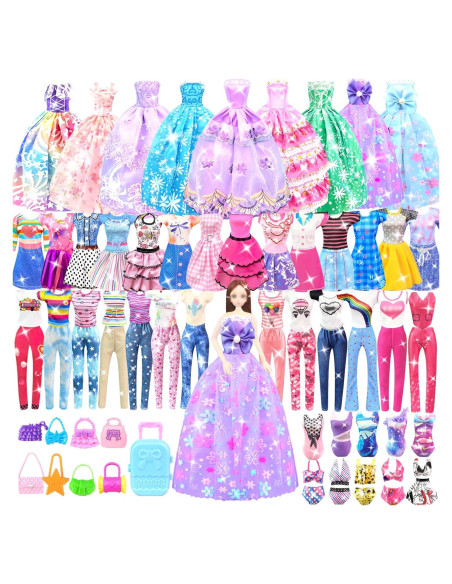 Conjunto de Ropa para Muñecas 11.5" BNUZEIYI - Vestidos y Accesorios Conjunto de Ropa para Muñecas 11.5" BNUZEIYI - Vestidos y Accesorios