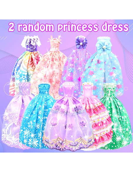 Conjunto de Ropa para Muñecas 11.5" BNUZEIYI - Vestidos y Accesorios Conjunto de Ropa para Muñecas 11.5" BNUZEIYI - Vestidos y Accesorios